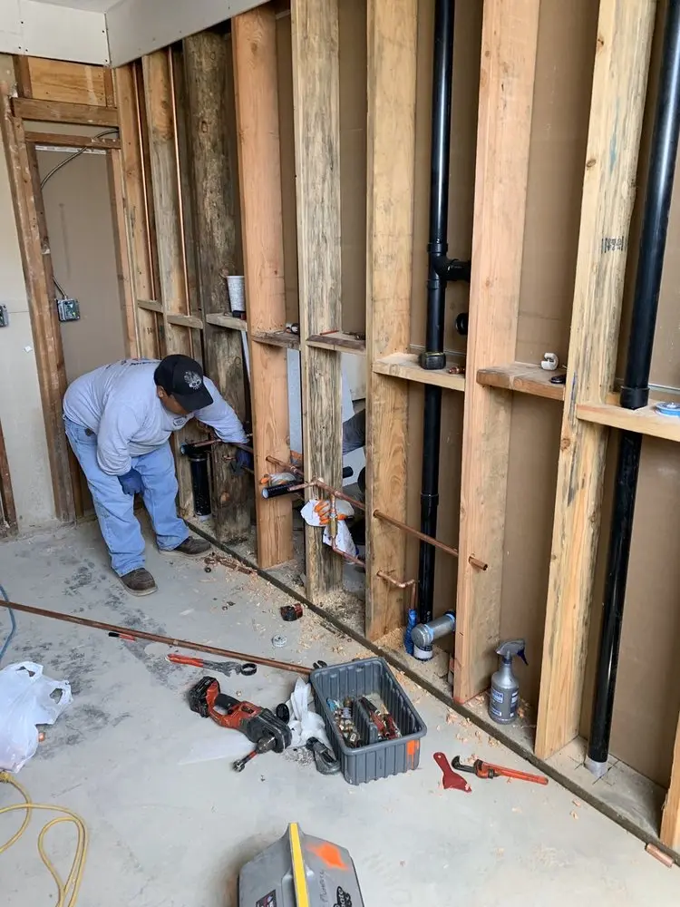 Commercial rough-in plumbing for Water Heater Replacement in Reesers Summit